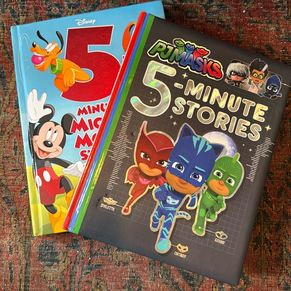 PJMasks and Mickey Mouse books